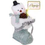 Фигурка «Медвежонок в башмачке» 12 см, Зеленый