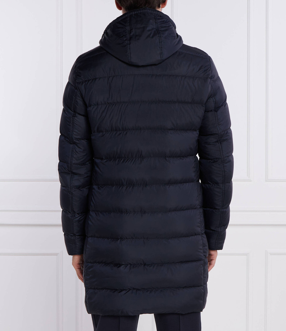 Пуховое пальто P-Hyde-Pad-Hood-233F BOSS BLACK - темно-синий(50496174)