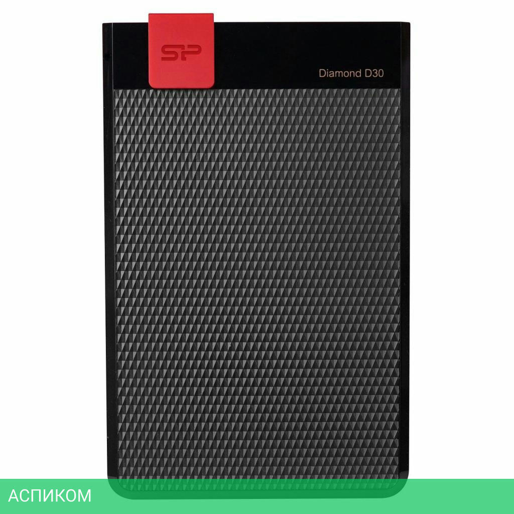 Внешний накопитель Silicon-Power D30 Diamond 2Tb черный (SP020TBPHDD3SS3K)