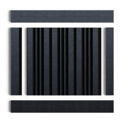 Стеновая панель HiWood декорированная, 270x12 см