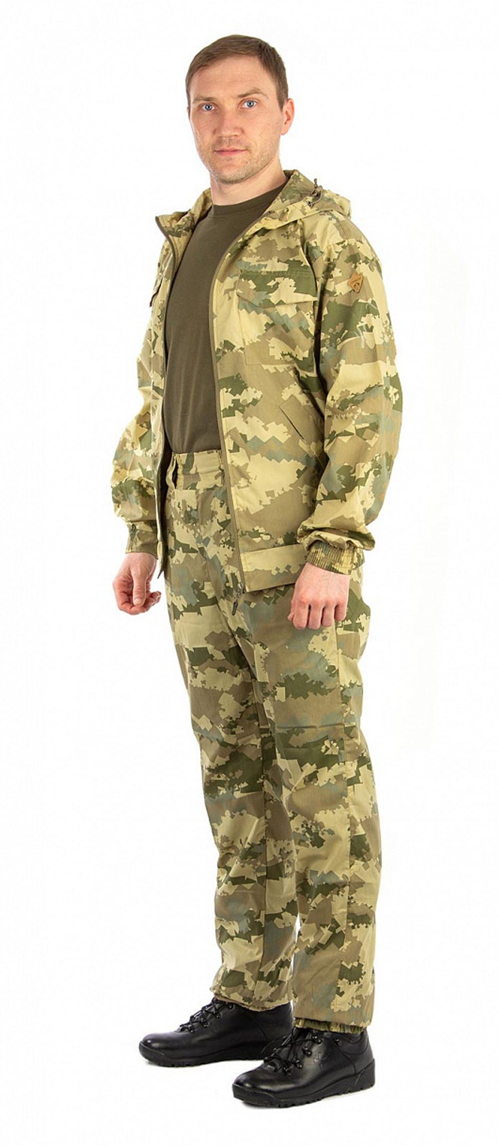 Летний костюм Пионер (сорочка, осколки беж) Орион, Novatex