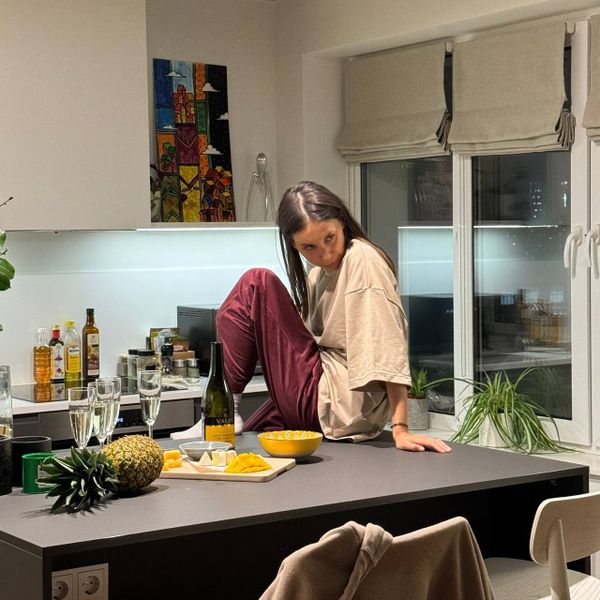 Футболка оверсайз #6 бежевая - фото 13