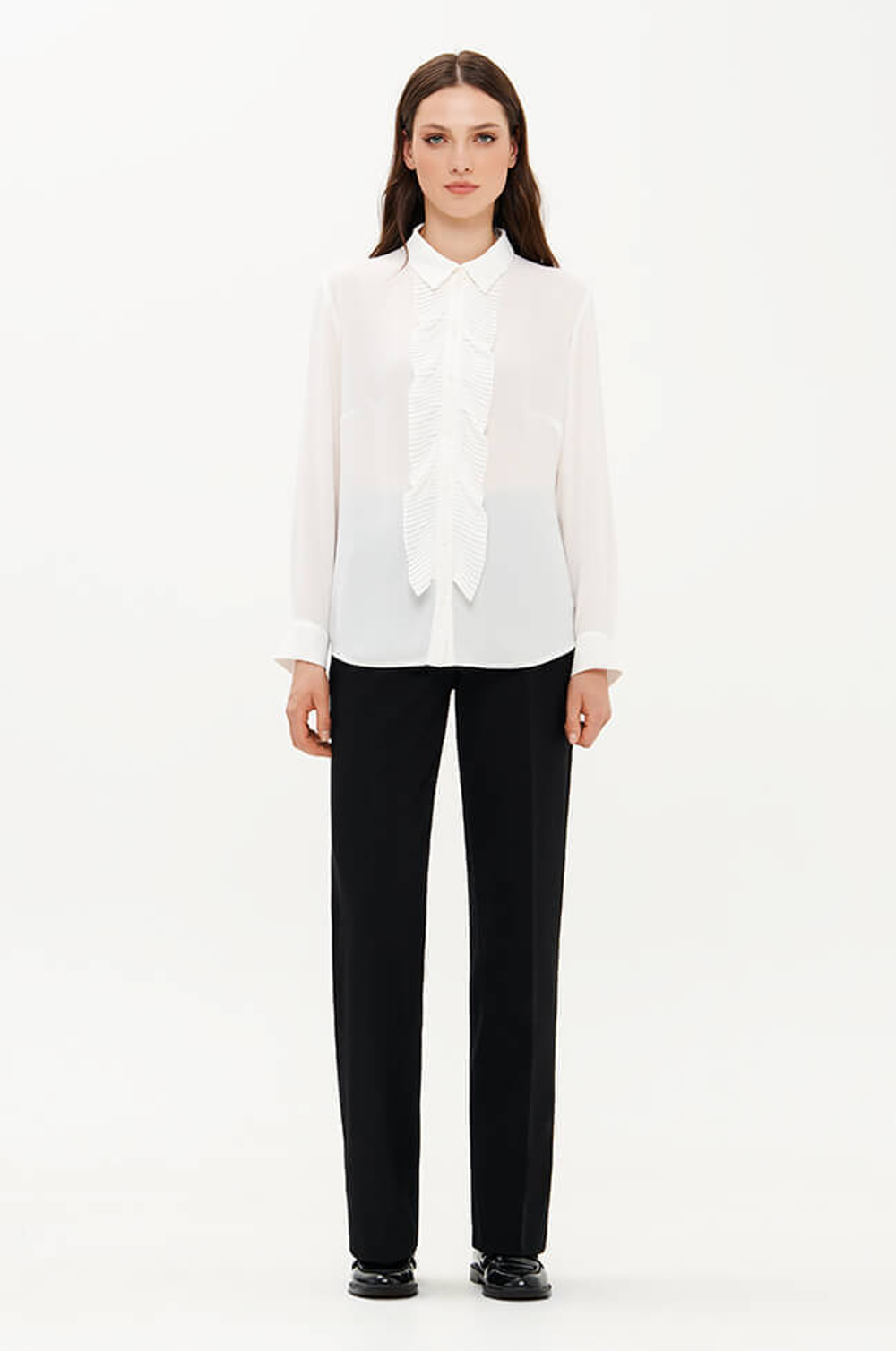 23384 Блузка женская (молочный)