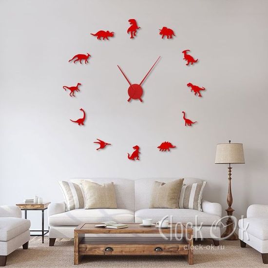 Настенные 3D часы Dino