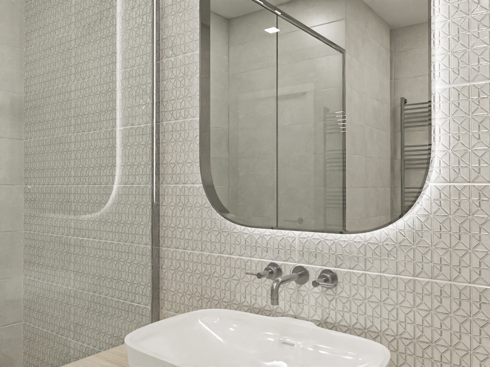 Плитка настенная Azori Trent Modello 20.1x50.5 см 1.52 м² матовая цвет серый