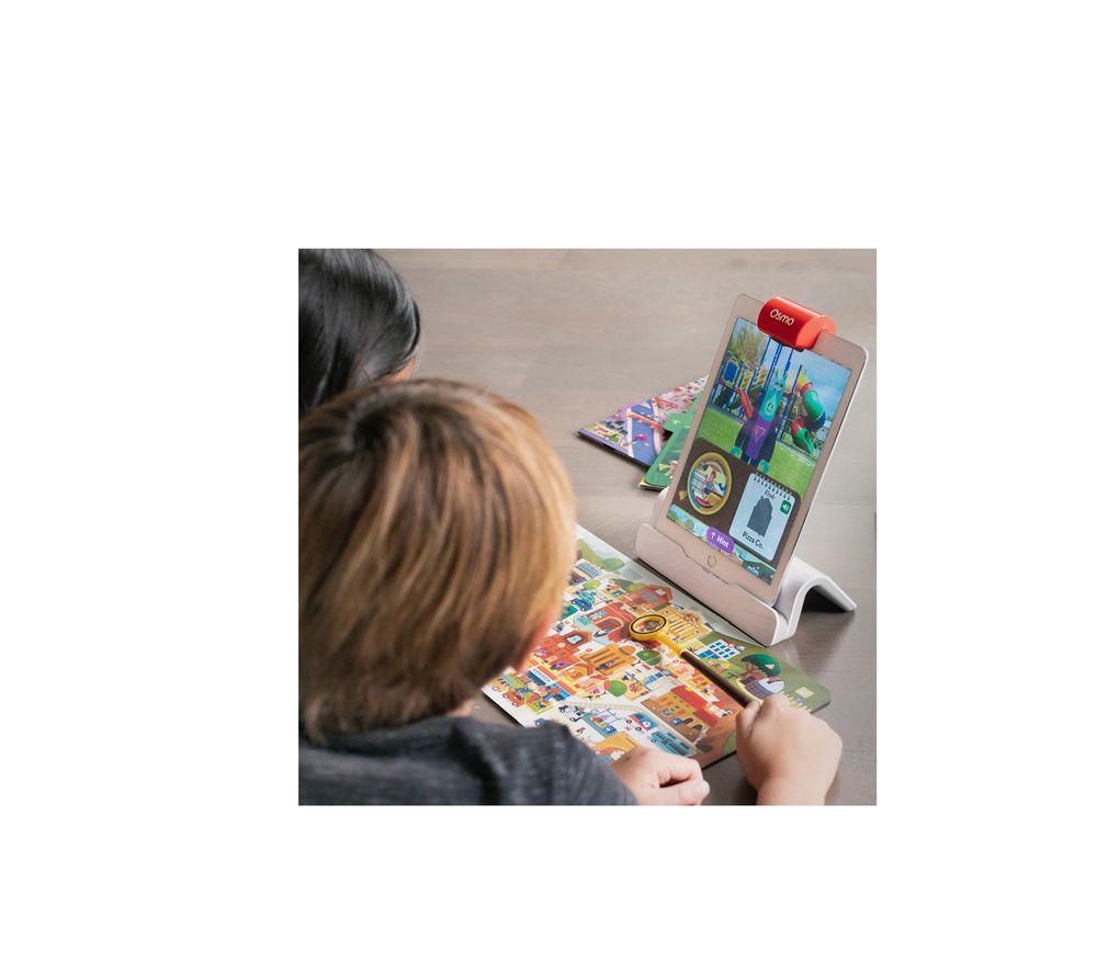 Osmo — Детективное агентство — 5–12 лет — Разгадывайте глобальные тайны — Развивающие обучающие игры — Игрушка STEM — Подарки для детей — 5, 6, 7, 8, 9, 10, 11, 12 лет — Для iPad, iPhone или планшета Fire (требуется база Osmo)