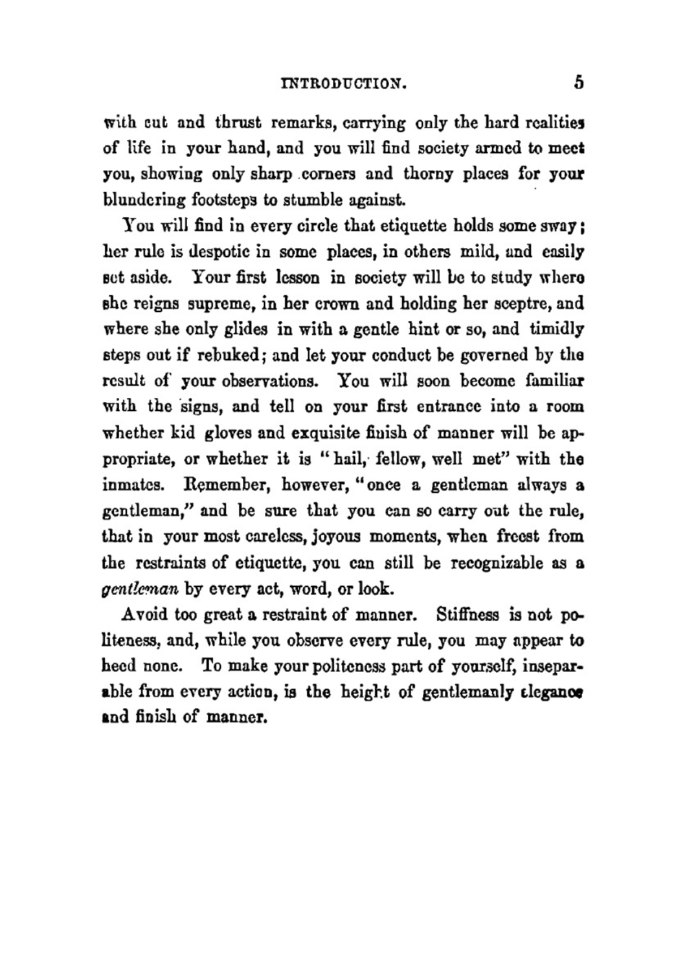 The gentlemen's book of etiquette and manual of politeness: being a complete guide for a gentleman's conduct in all his relations towards society | Cecil B Hartley