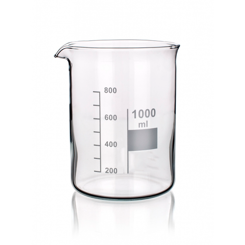 Стакан лабораторный стекло 1000 мл.