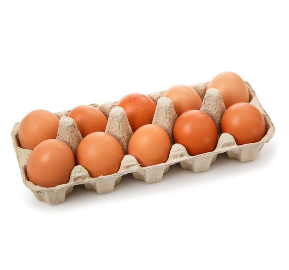 Яйцо столовое куриное Чебаркуль С-2, 10 шт.