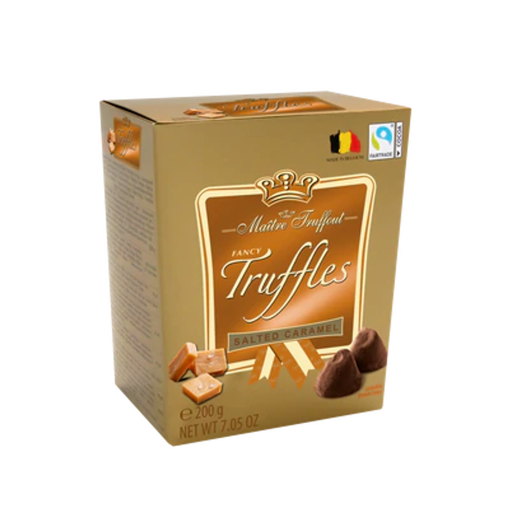 Maitre Truffout, шоколадный трюфель с соленой карамелью 200г
