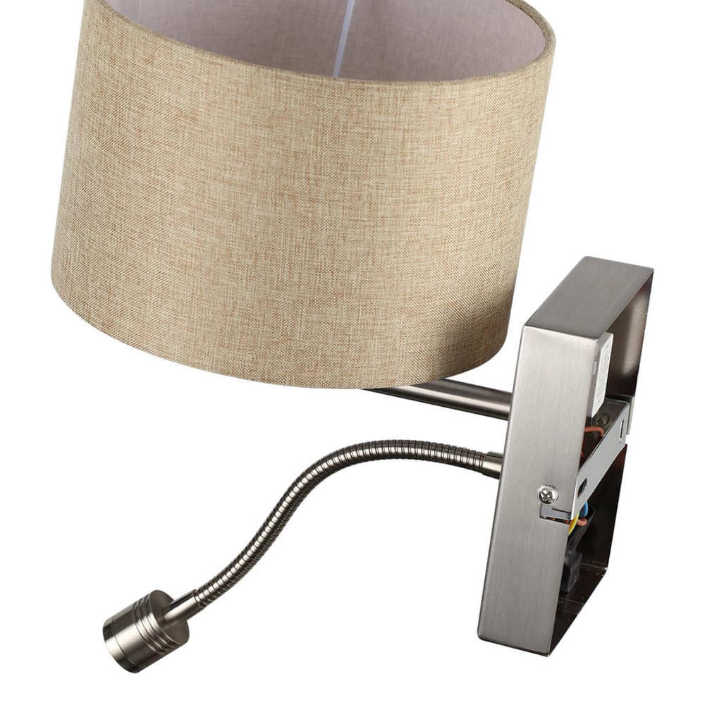 8250/2W LN Бра Е14+LED 40Вт+3Вт 4000К 220В IP20 MODERNI