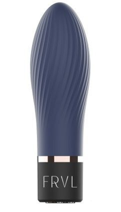 Темно-синий мини-вибратор Dalim - 10 см.