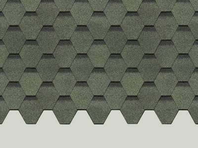 Гибкая черепица Europa, Карат, Зелёный