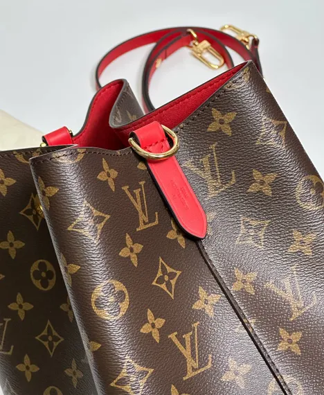 Сумка Louis Vuitton Neonoe MM (красная фурнитура)