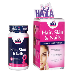 Haya Labs Hair, Skin, and Nails 60 Caps , Комплекс для Кожи, волос и ногтей
