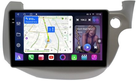 Магнитола для Honda Fit 2 2007-2014 - FarCar 9521 монитор 10.36" QLED на Android 14, TS18, CarPlay, 4G SIM-слот