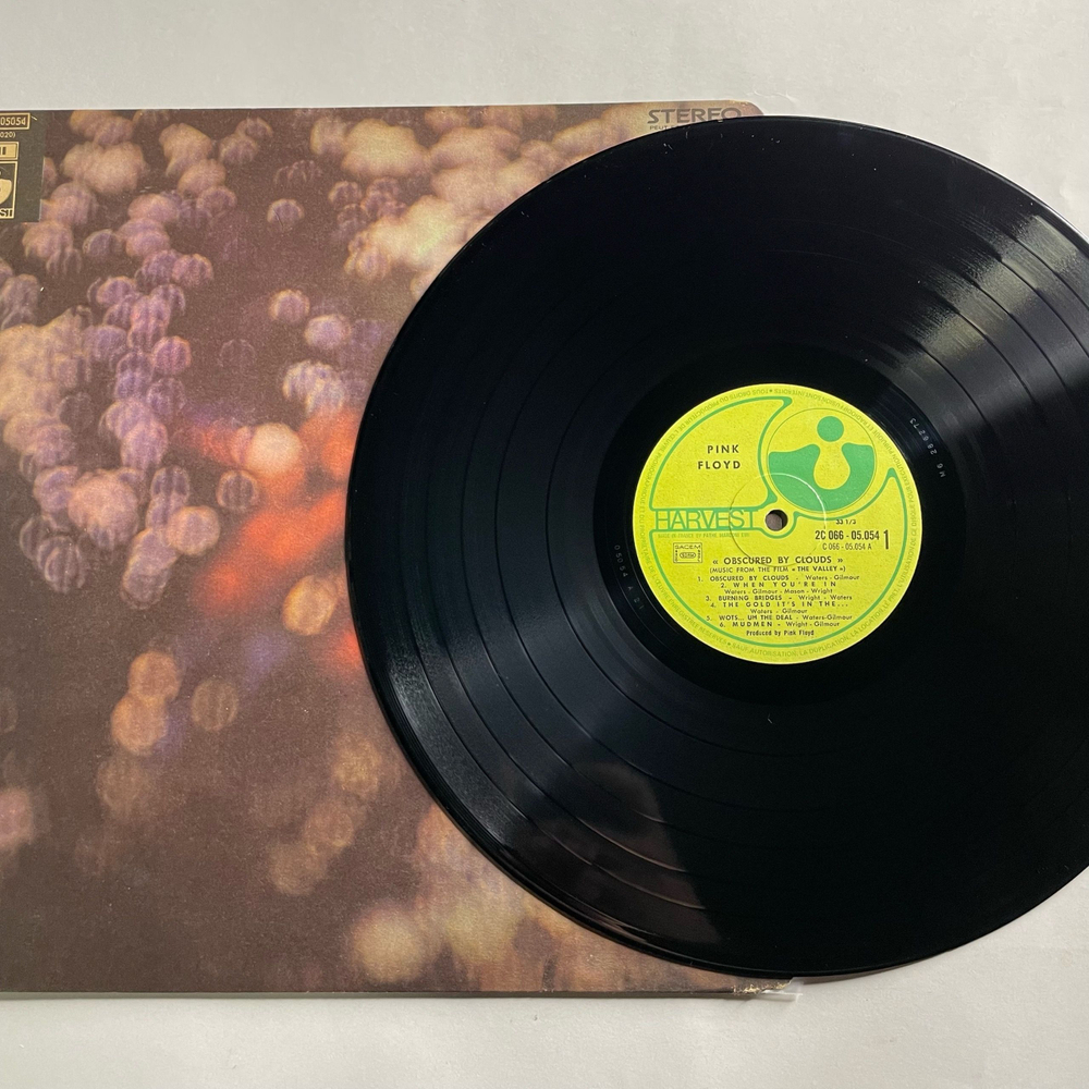 Винтажная виниловая пластинка LP Pink Floyd Obscured By Clouds (Франция 1976)