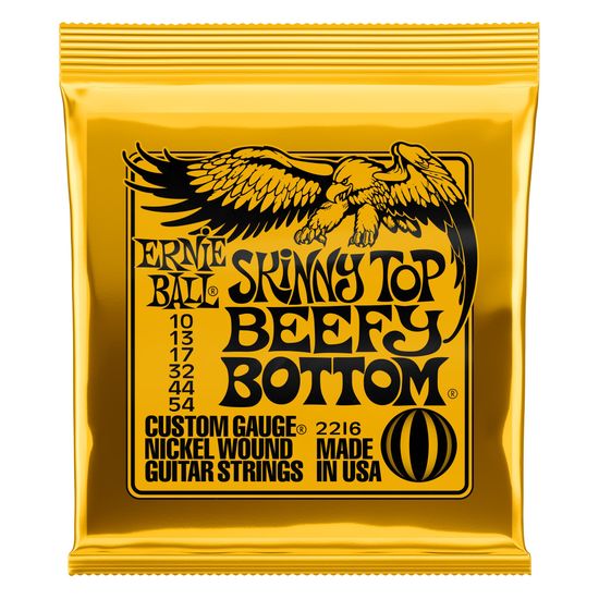 Струны для электрогитары 10-54 ERNIE BALL 2216 Nickel Wound Slinky Skinny Top Beefy Bottom