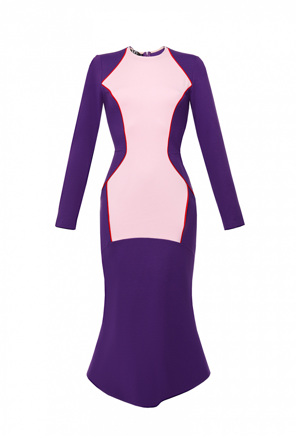 Трикотажное платье силуэта годе с отрезной талией 03-02-21 FW