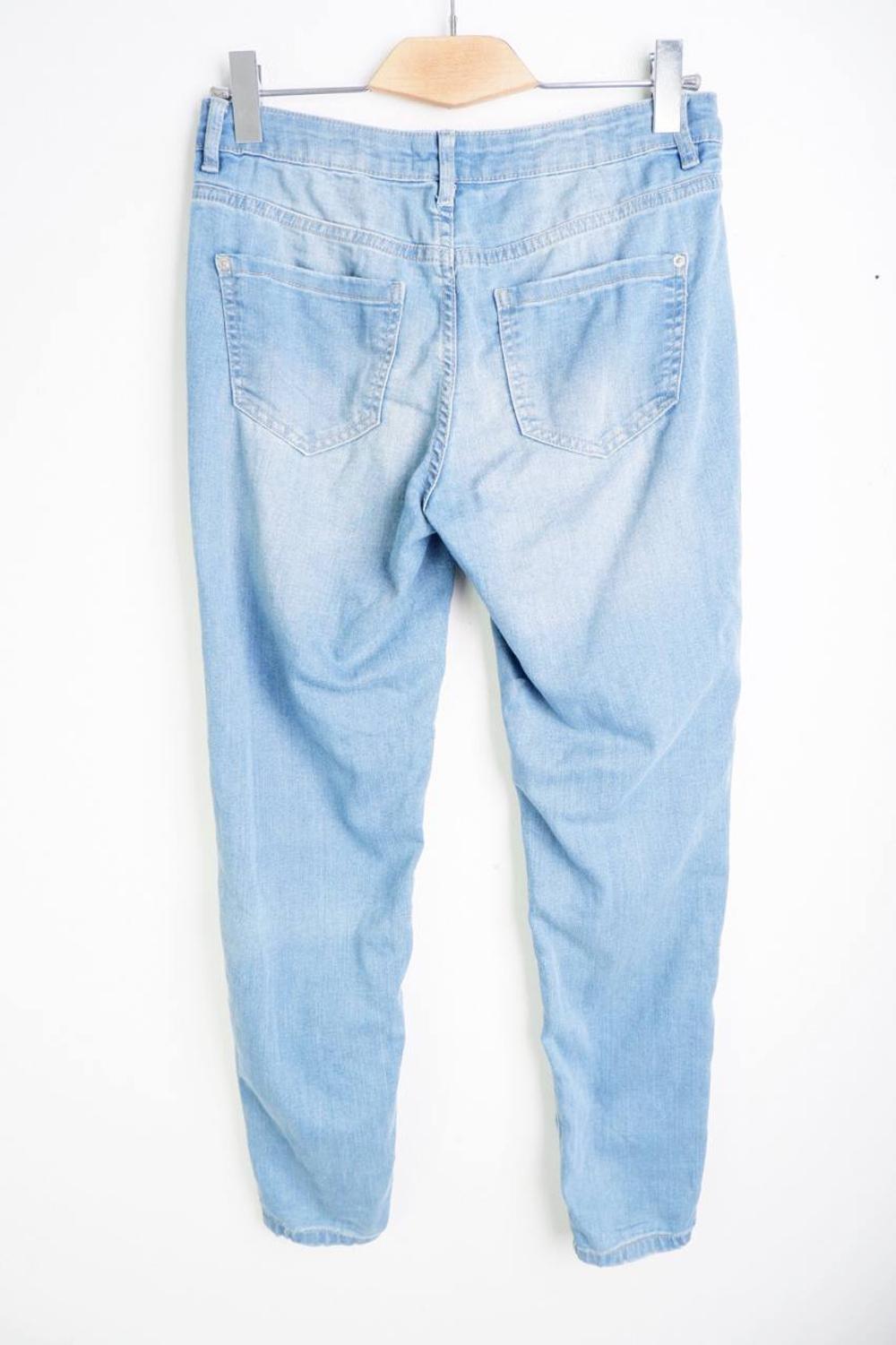 Джинсы для модных образов, маркировка 38, визуально на 44/46 размер