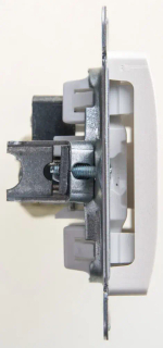 GLOSSA TV РОЗЕТКА одиночная 1дБ, механизм, ПЕРЛАМУТР