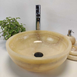 Раковина из оникса Bowl Yellow TinLip BO-61090 40*40*15