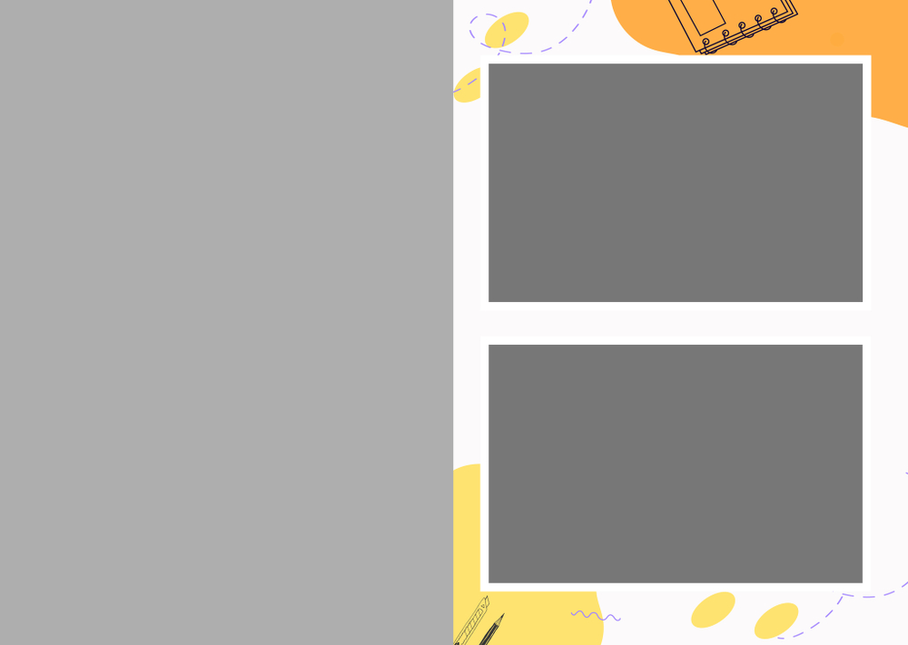 PSD-Шаблон фотокниги "SketchBook"