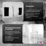 Надувной бокс для покраски автомобиля «Покрасбокс» 8х6х4 м — из ПВХ, белый