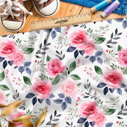 Ткань премиум мембрана летний розарий