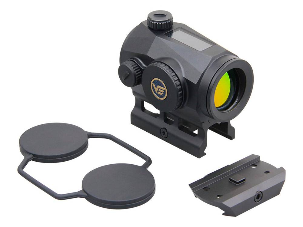 VECTOR Scrapper 1x25 Solar (2 MOA), с 2 кронштейнами на Weaver/Picatinny