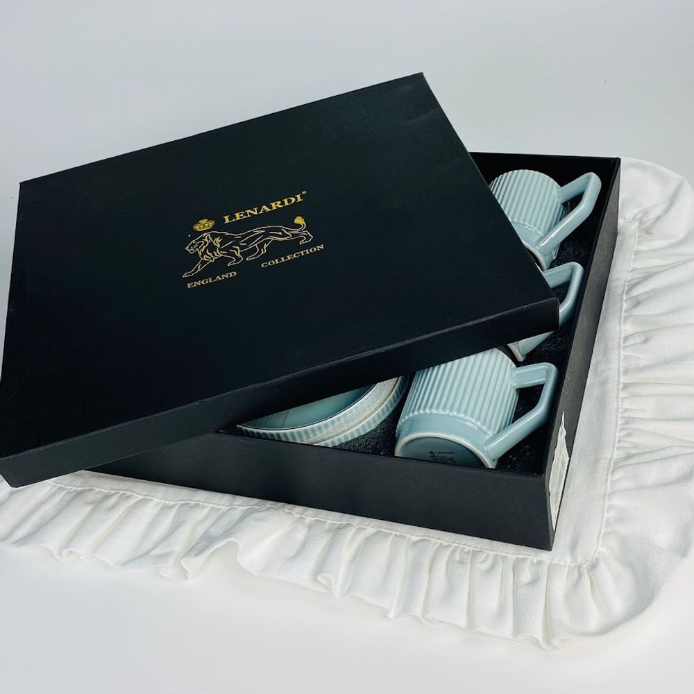 Lenardi 155-005 Кофейный набор 12пр. 120мл в под.уп.(х8)Фарфор