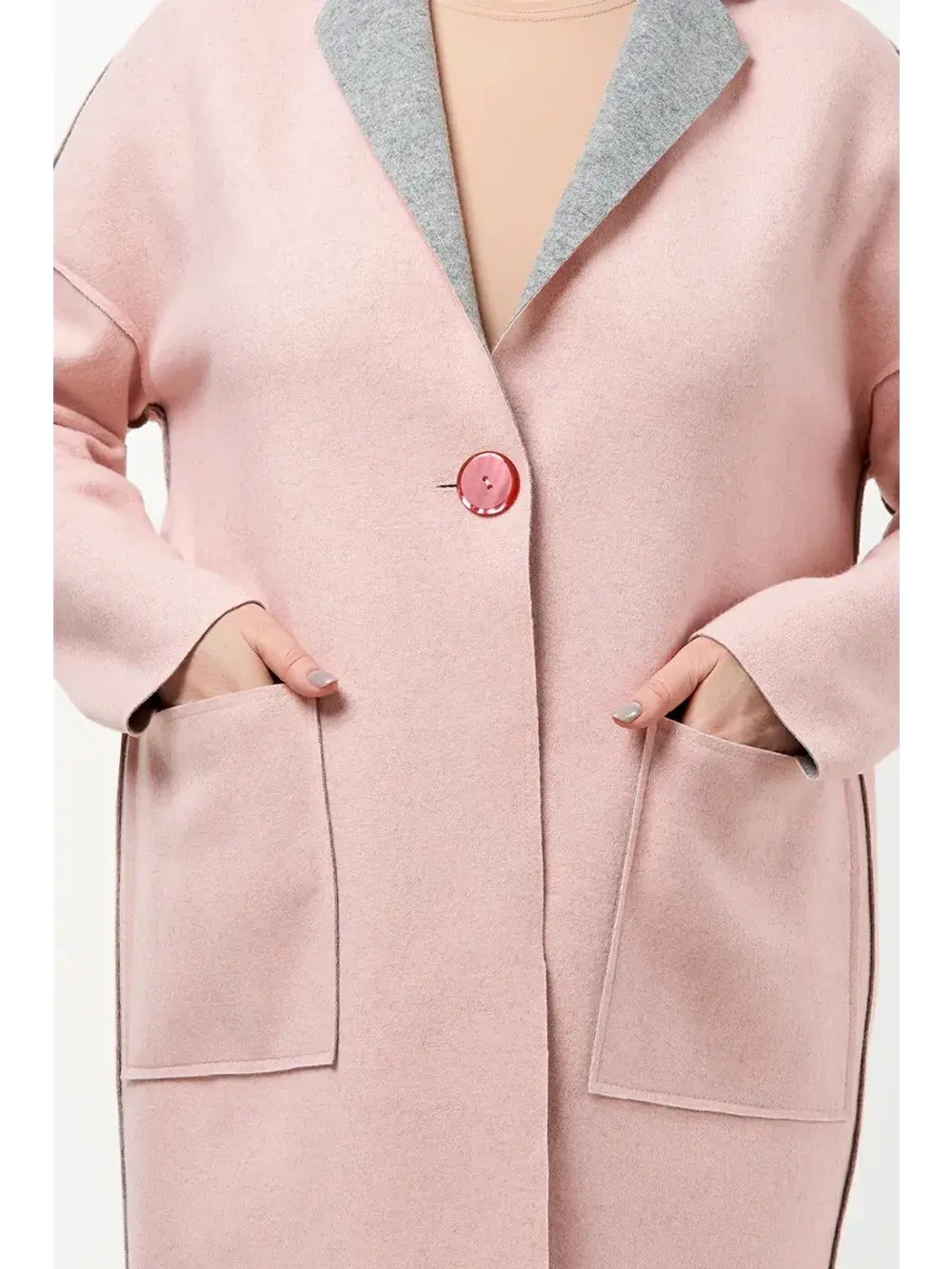 Пальто шерстяное