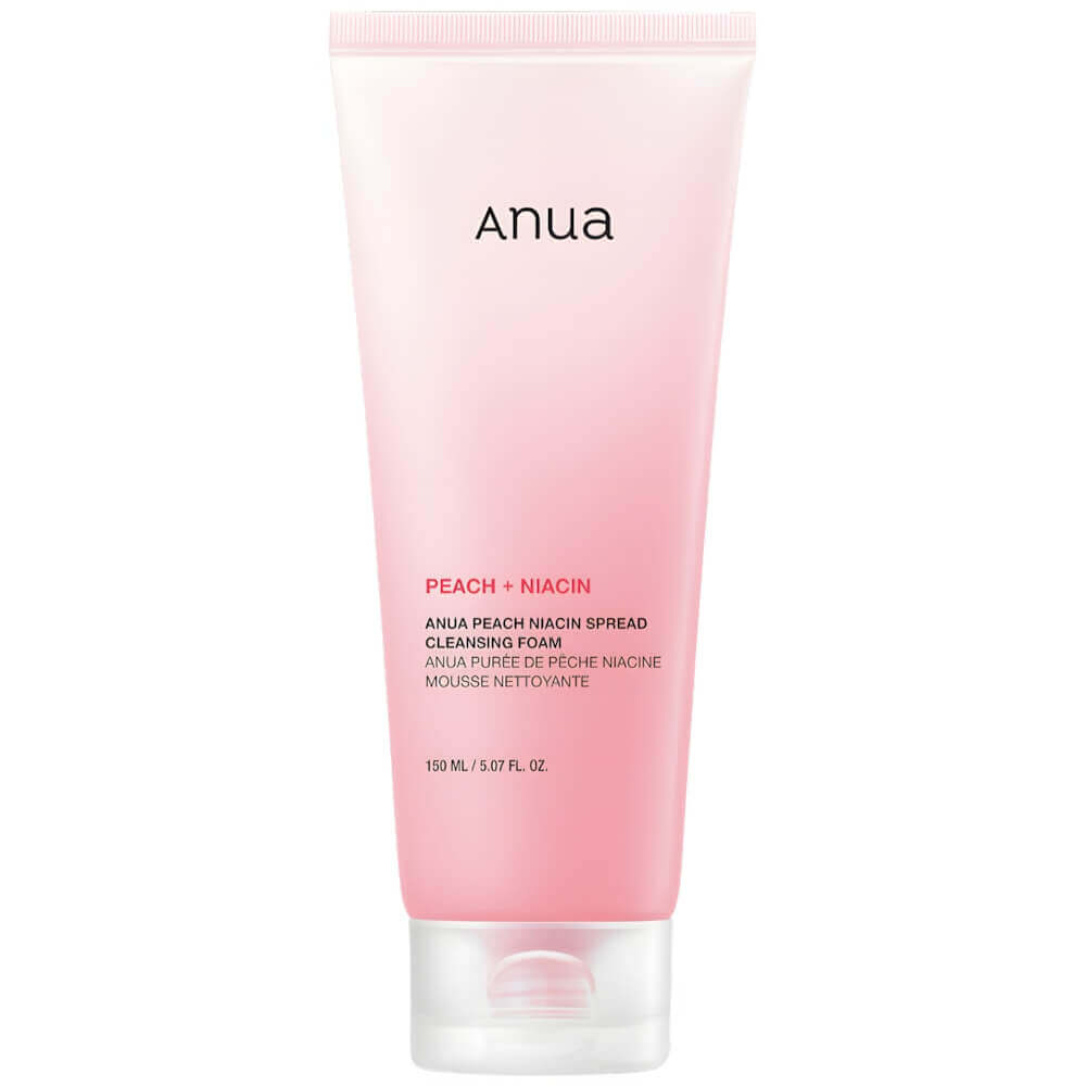Пенка для умывания с экстрактом персика и ниацинамидом ANUA Peach Niacin Spread Cleansing Foam 150мл