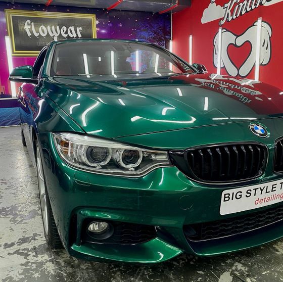 Пленка PET перламутровая зеленая темная глянцевая Agate Green Carbins