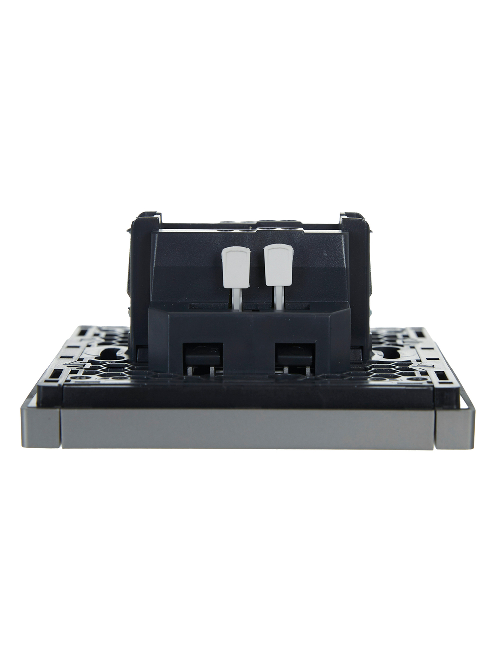 FORTE&PIANO Выключатель 1-клавишный проходной 10А FP503 сталь IEK