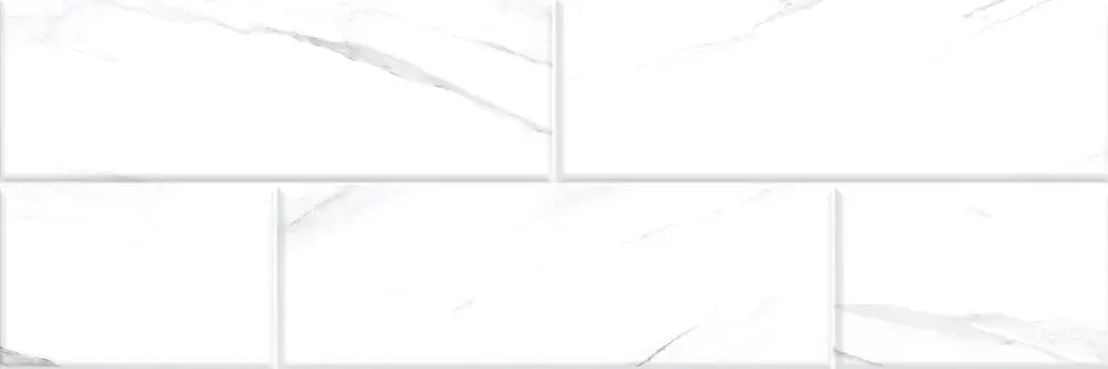 Настенная плитка Alma Ceramica TWU11NYK010 New York 60x20 белая глянцевая под камень