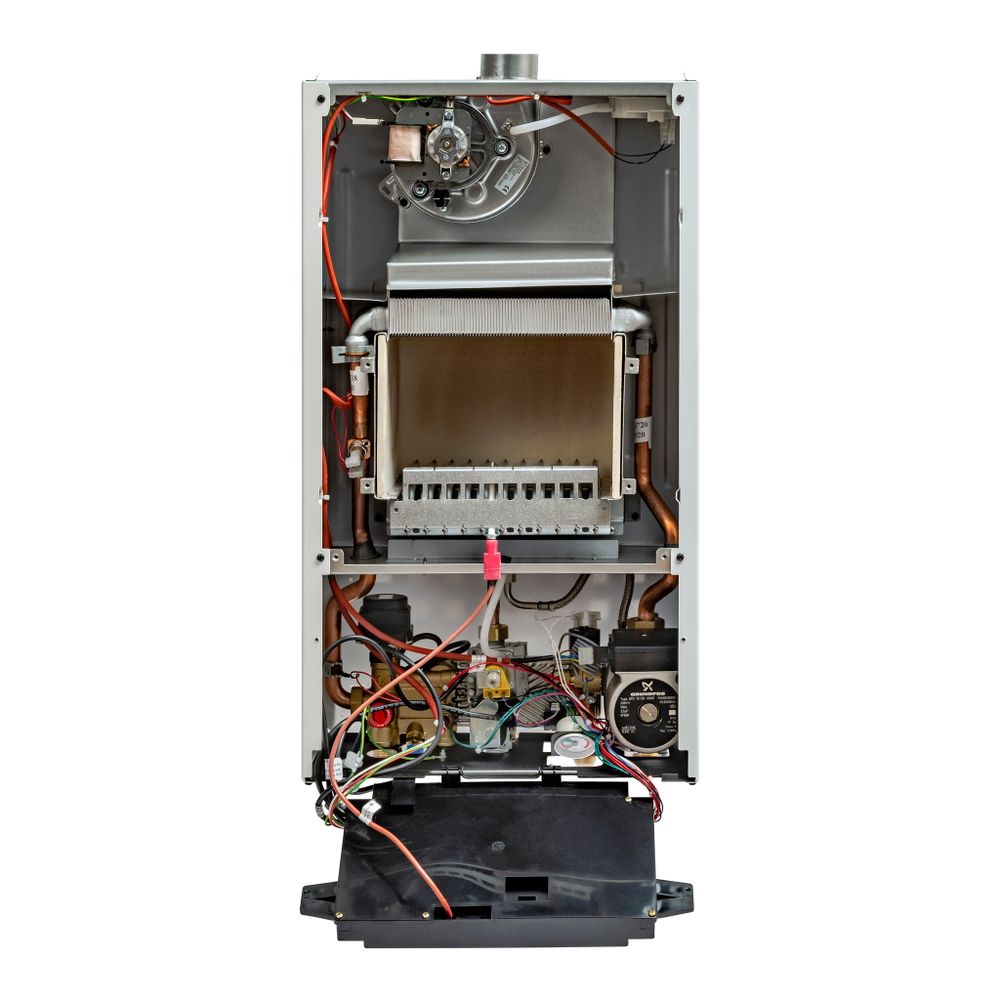 Гидравлическая и внутренняя часть котла Baxi Eco Nova 24F