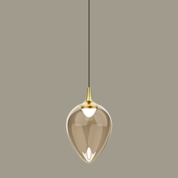 Подвесной светильник MD24001012-1A brass/champagne