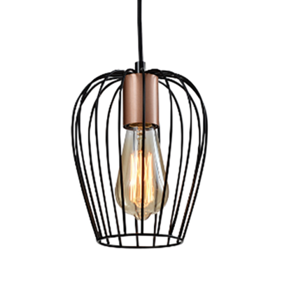 Светильник подвесной (подвес) Rivoli Atena 5063-201 1 х E27 40 Вт лофт - кантри