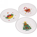 Тарелка керамическая «Новогодний микс» 20*2см