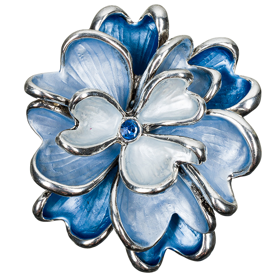 Брошь Shadore Цветок XZ1153.21 BL/S