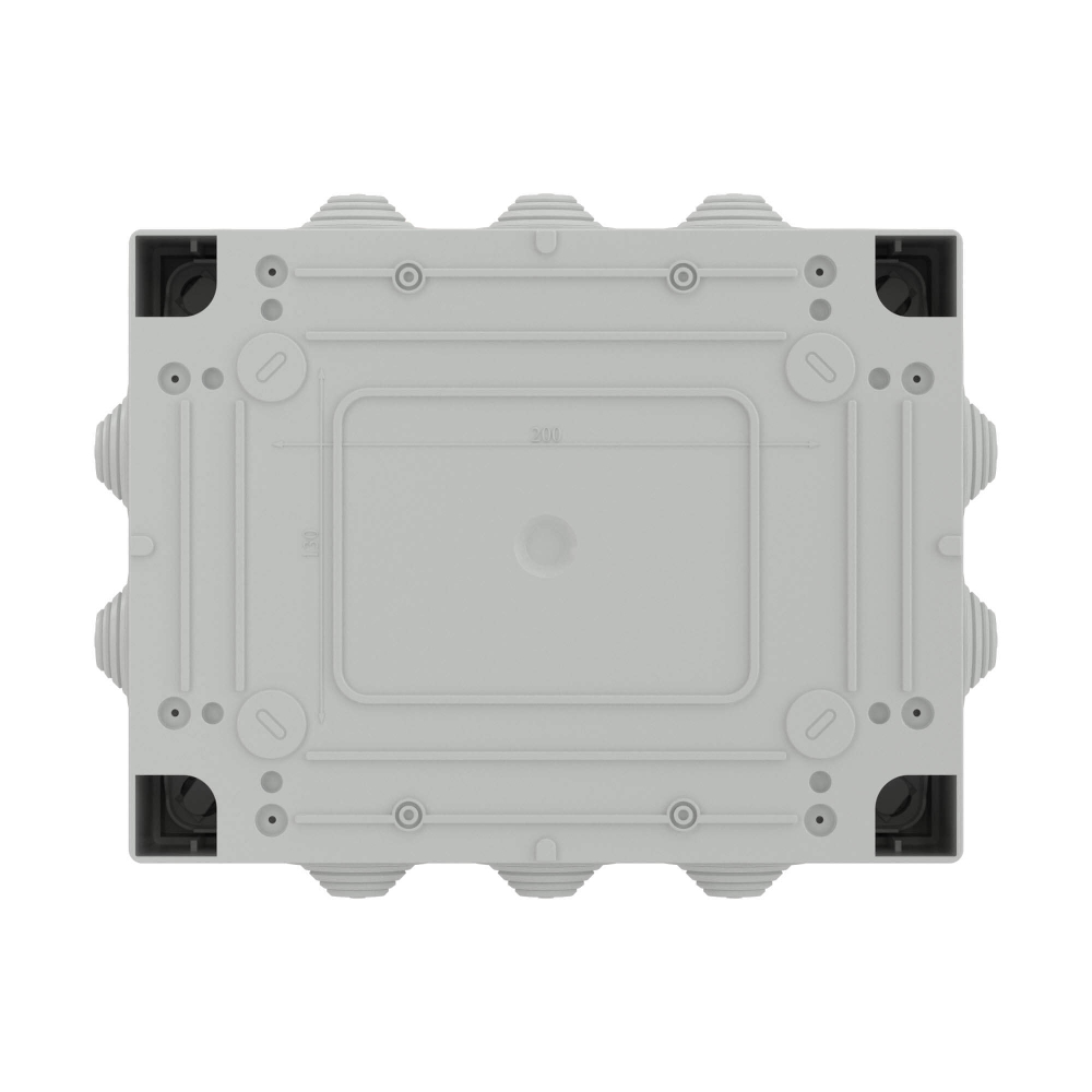 Коробка ответвит. с 10 кабельными вводами д.40мм, IP55, 300х220х120мм