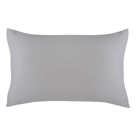 Комплект постельного белья из премиального сатина серого цвета из коллекции essential, 200х220 см