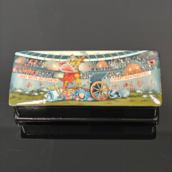 Шкатулка Палех подарок футбольному болельщику