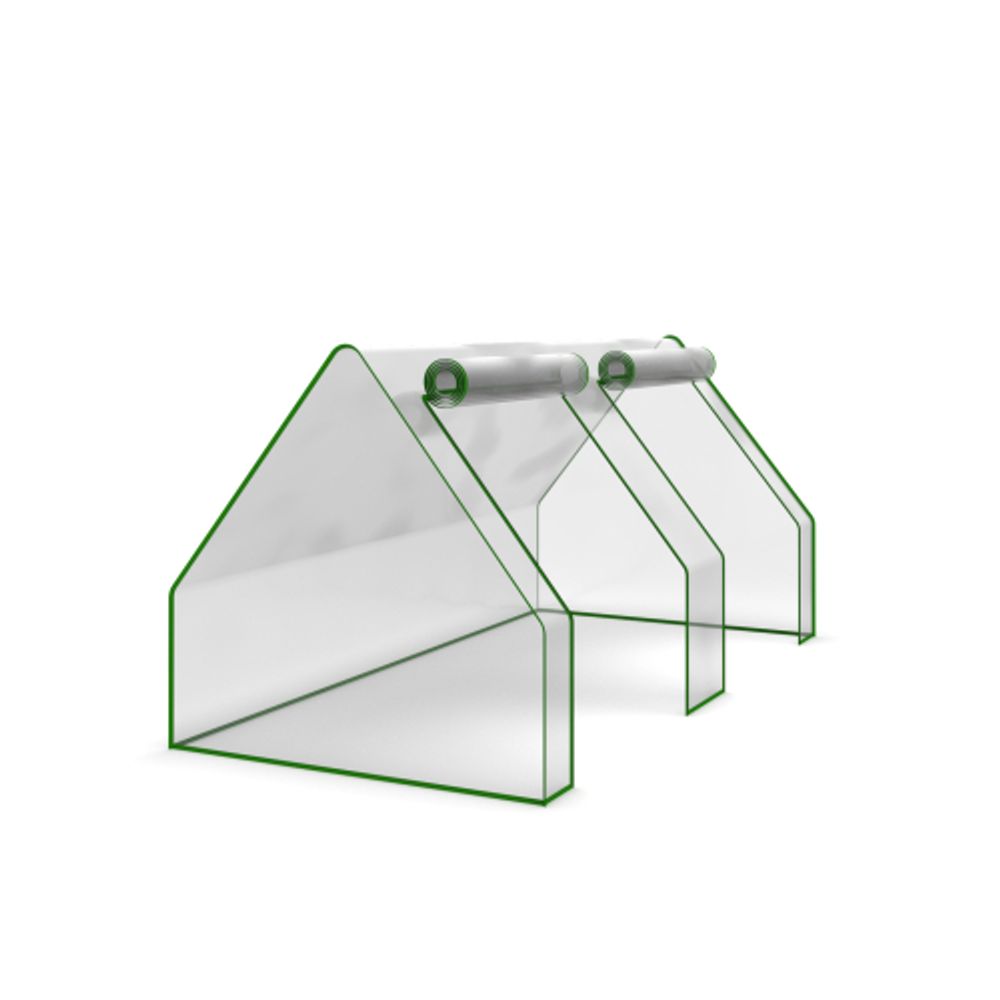 Чехол для теплиц GREEN APPLE GA-House-medium cover на молнии 1800х900х900 мм | GREEN APPLE