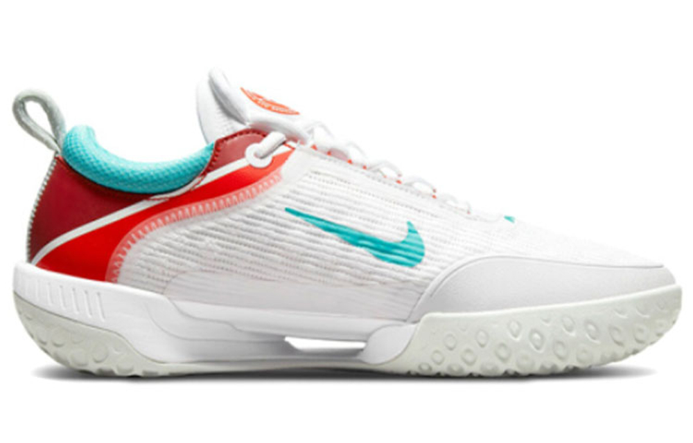 Nike Court Zoom Nxt "White Habanero Red Washed Teal"