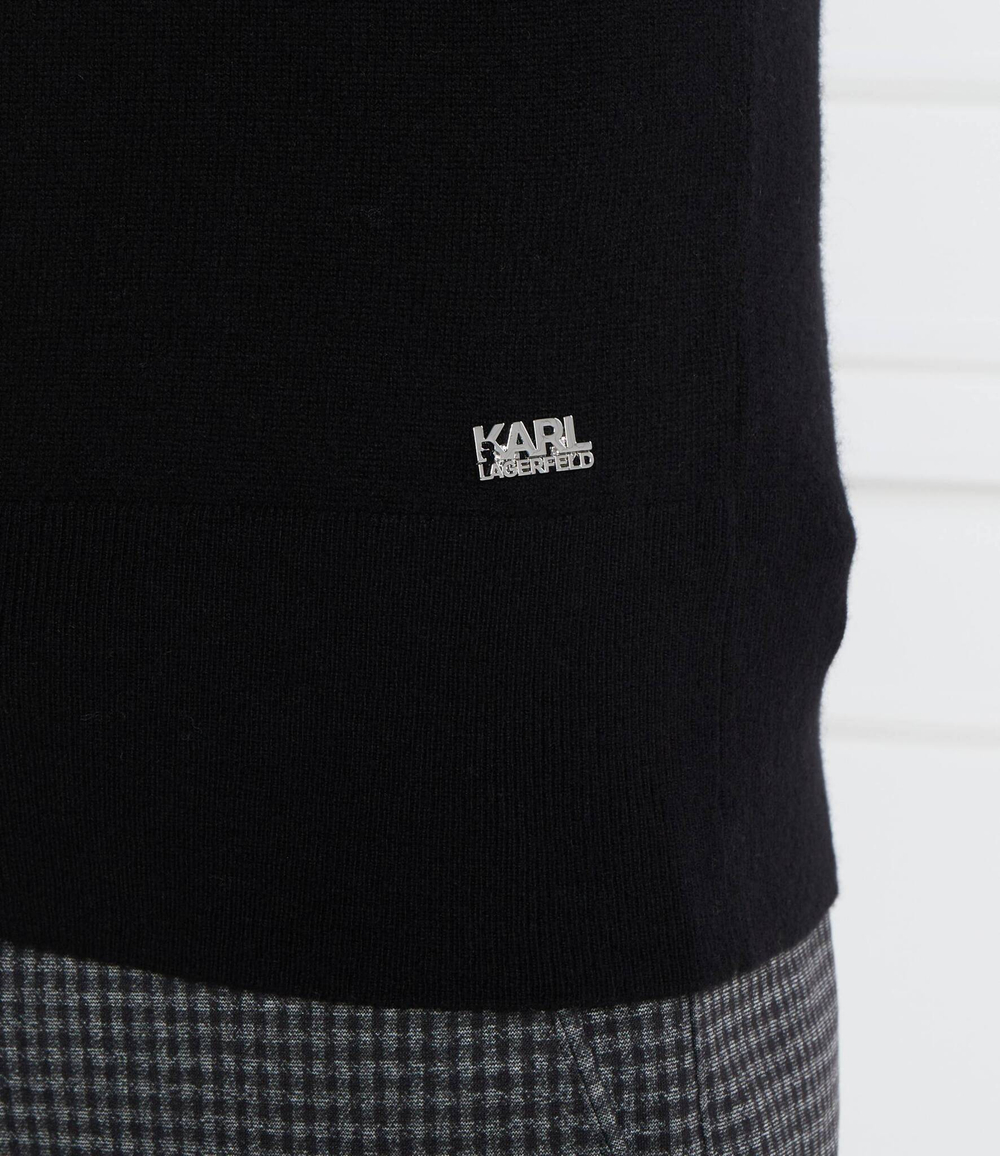 Хлопковый гольф Karl Lagerfeld - черный(655028 534309)