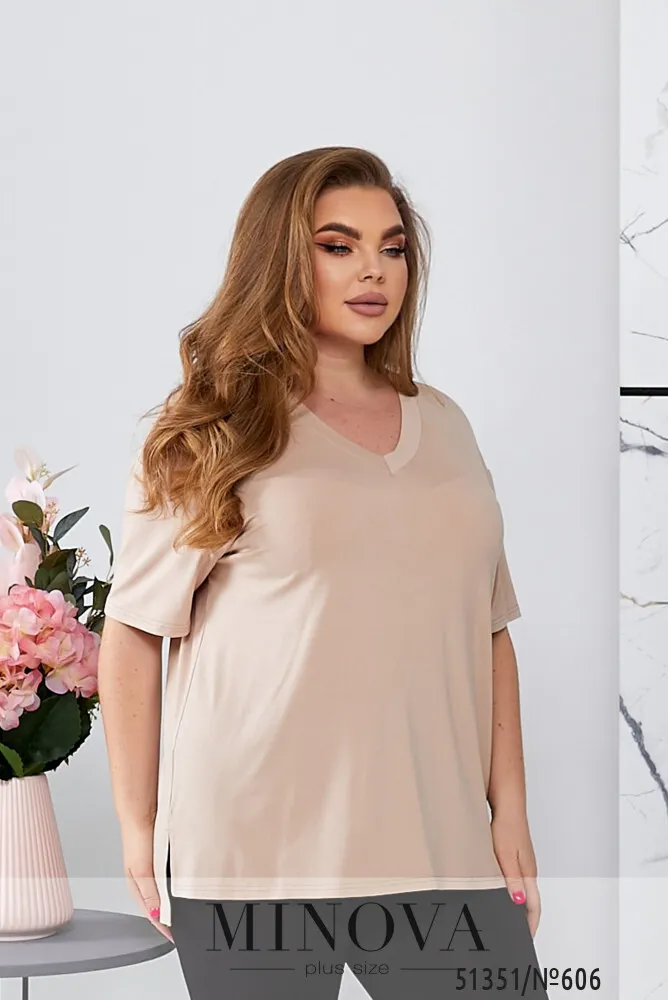 Футболка 606-бежевый Minova