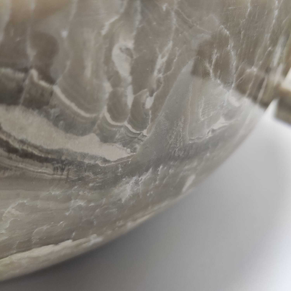 Раковина из оникса Bowl Grey Medium TinLip BO-61088 45*45*15