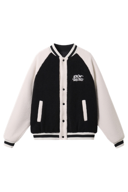 Шерповый бомбер DONSMOKE Sherpa Baseball Jacket